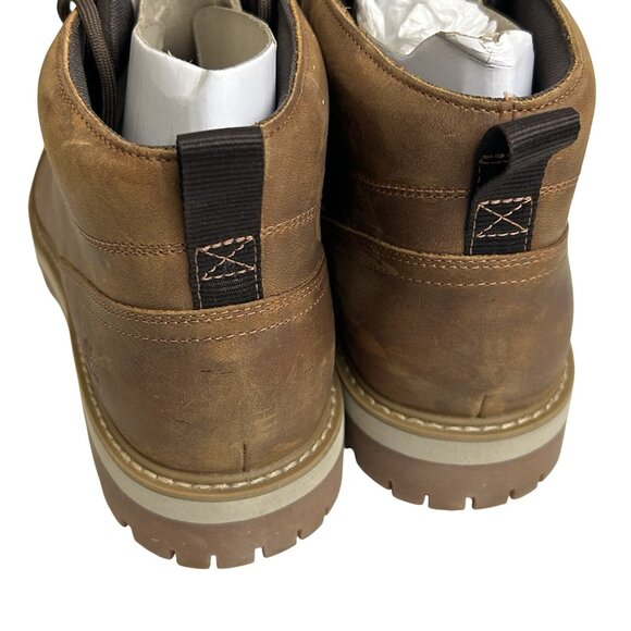 Timberland Britton Road Mid LC Waterproof Size 11 Chukka Rust Full Grain Men\'s